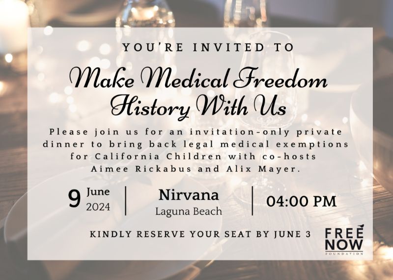make medical freedom history with us
